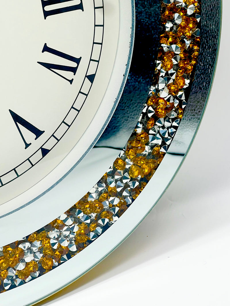 Mirrored Wall Clock