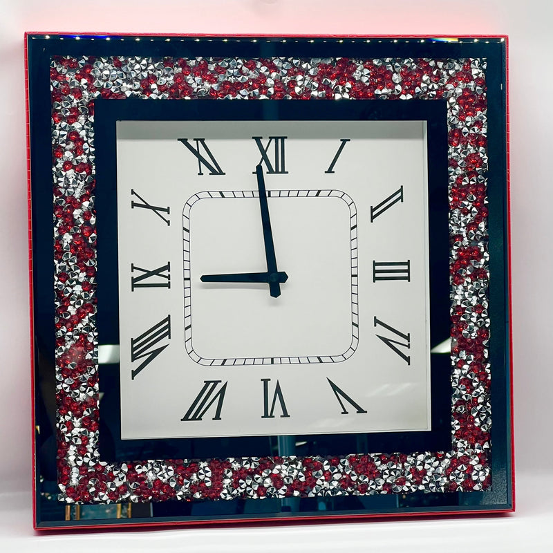 Mirrored Wall Clock