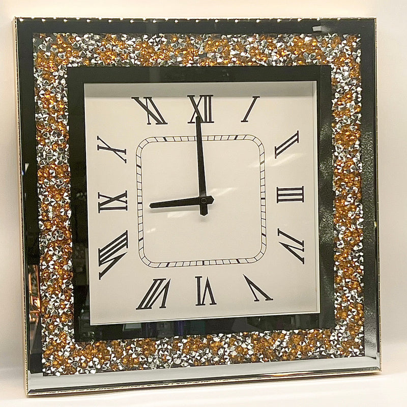 Mirrored Wall Clock