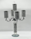 Candle Holder Glass Crystal Decoration