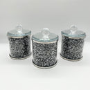 3pcs Canister Set Crystal Decoration