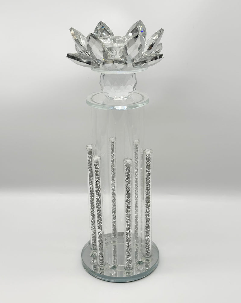 Candle Holder Glass Crystal Decoration