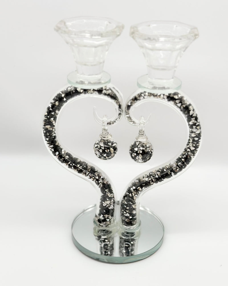 Candle Holder Glass Crystal Decoration