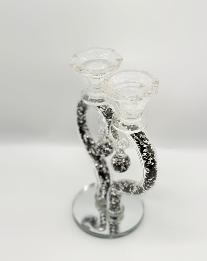 Candle Holder Glass Crystal Decoration