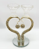 Candle Holder Glass Crystal Decoration