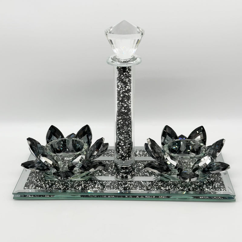 Candle Holder Glass Crystal Decoration