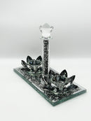 Candle Holder Glass Crystal Decoration