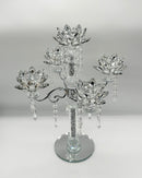Candle Holder Glass Crystal Decoration