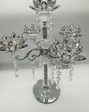 Candle Holder Glass Crystal Decoration