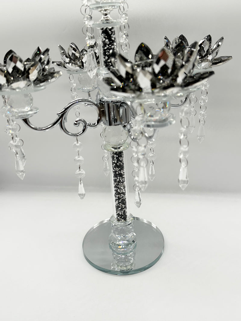 Candle Holder Glass Crystal Decoration