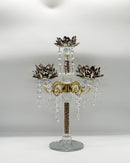 Candle Holder Glass Crystal Decoration