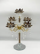 Candle Holder Glass Crystal Decoration