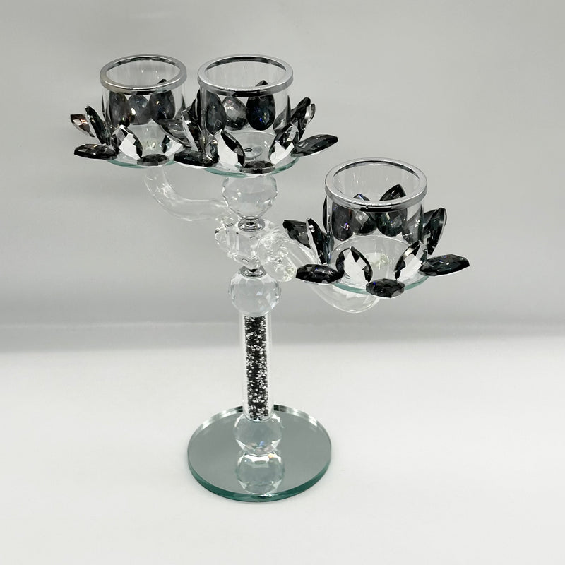 Candle Holder Glass Crystal Decoration