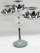 Candle Holder Glass Crystal Decoration