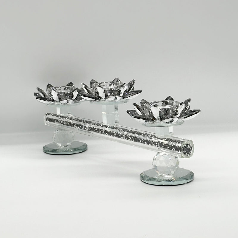 Candle Holder Glass Crystal Decoration