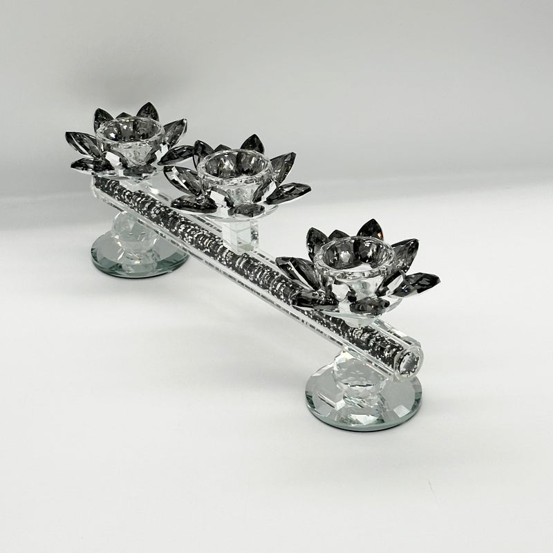 Candle Holder Glass Crystal Decoration