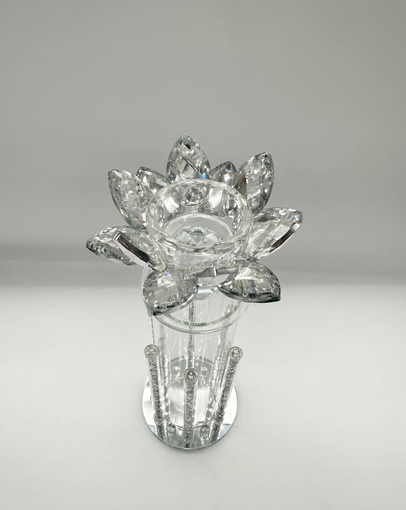 Candle Holder Glass Crystal Decoration
