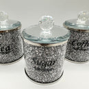 3pcs Canister Set Crystal Decoration