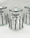 3pcs Canister Set Crystal Decoration