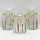 3pcs Canister Set Crystal Decoration