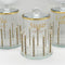 3pcs Canister Set Crystal Decoration