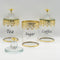 3pcs Canister Set Crystal Decoration