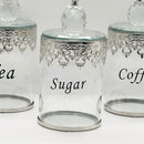 3pcs Canister Set Crystal Decoration