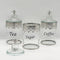 3pcs Canister Set Crystal Decoration