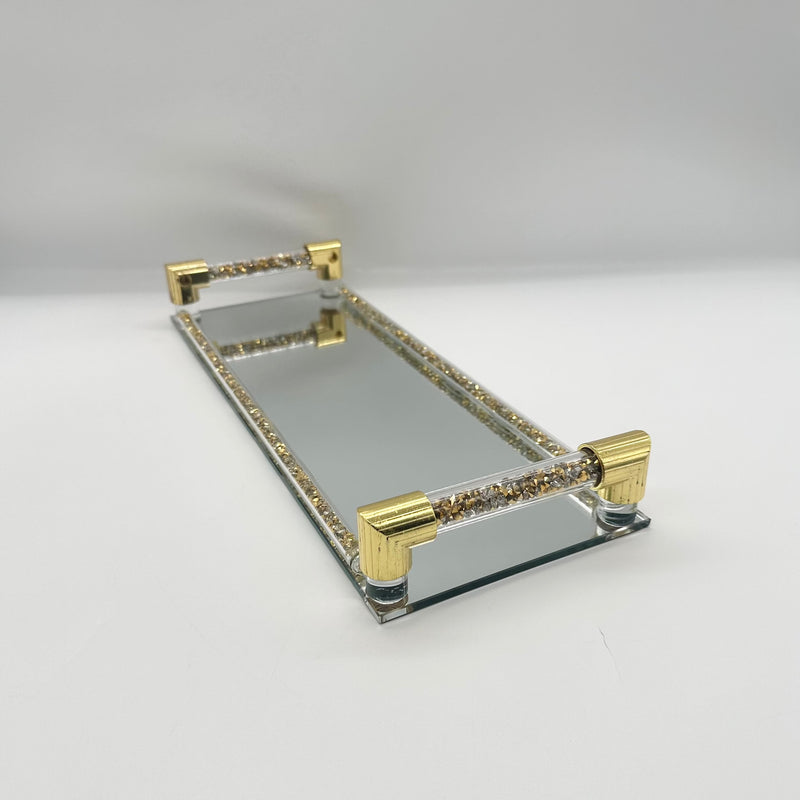 Serving Tray Crystal Decoration