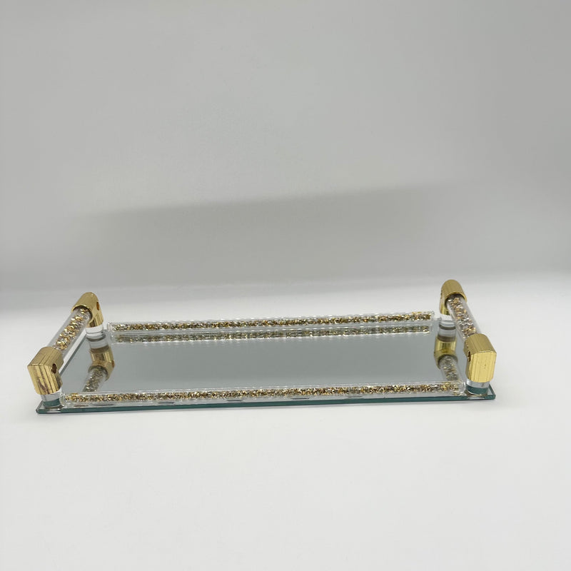Serving Tray Crystal Decoration