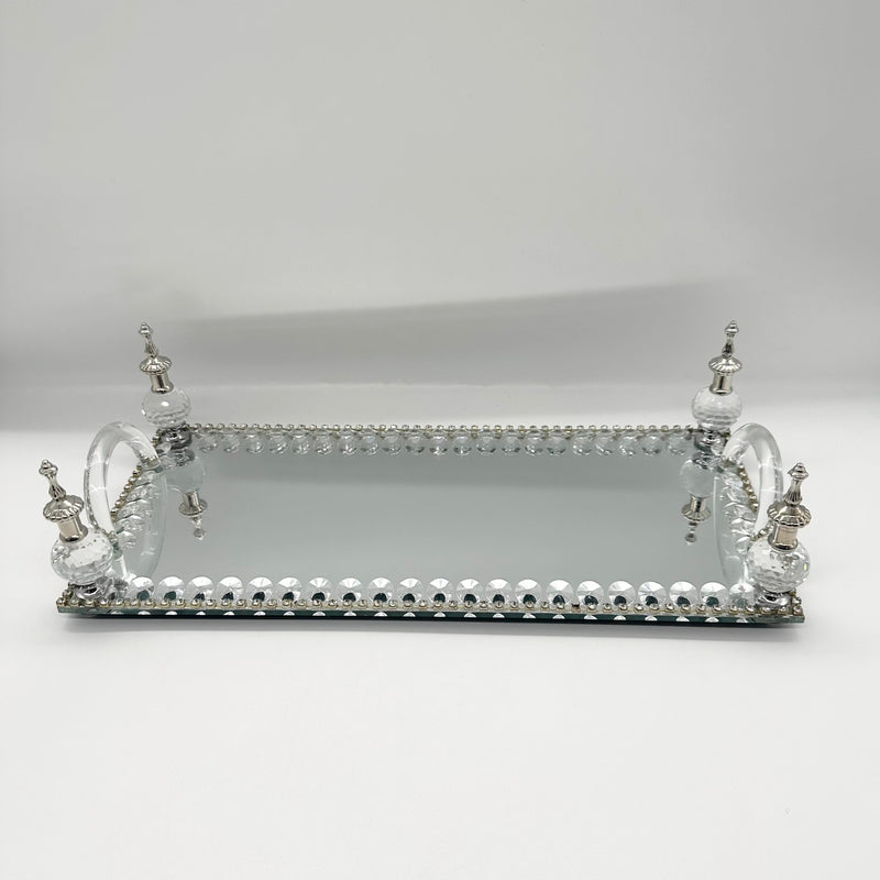 Serving Tray Crystal Decoration