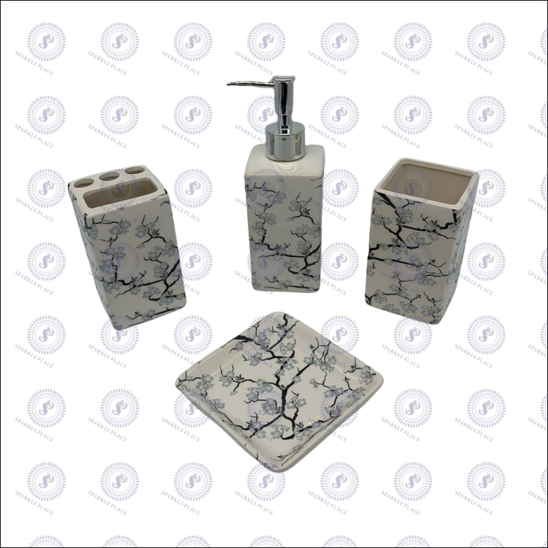 4 Pcs Bathroom Set