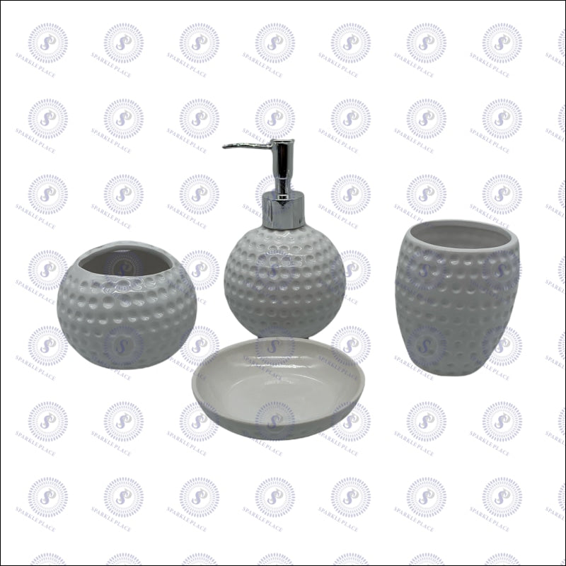 4 Pcs Bathroom Set