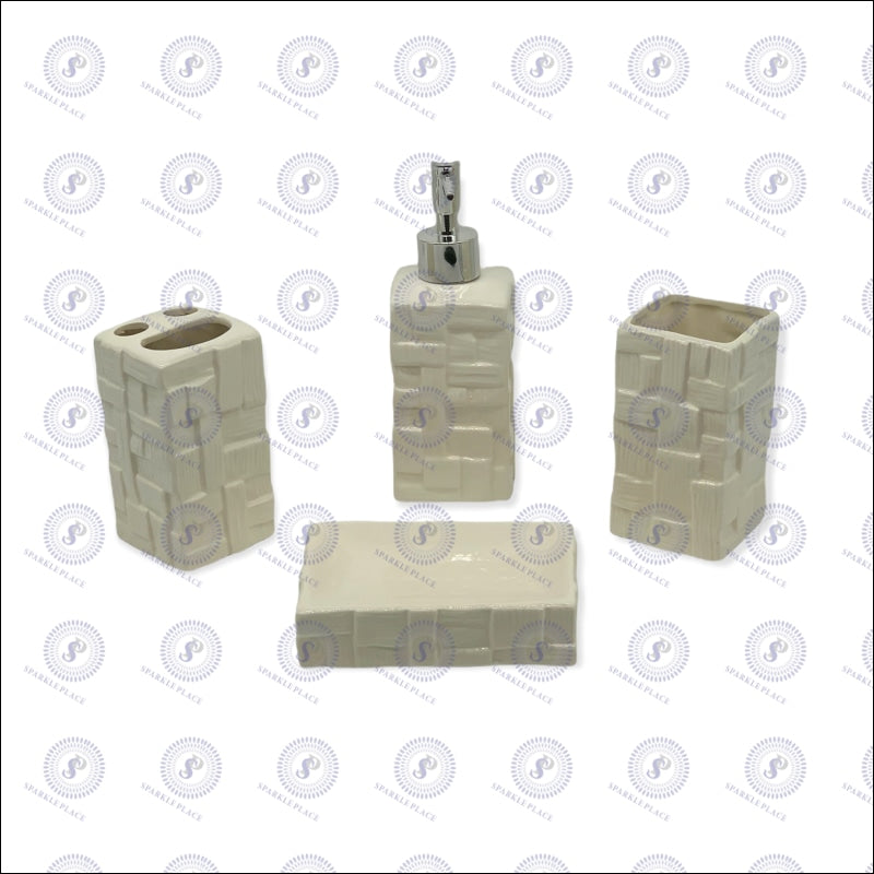4 Pcs Bathroom Set