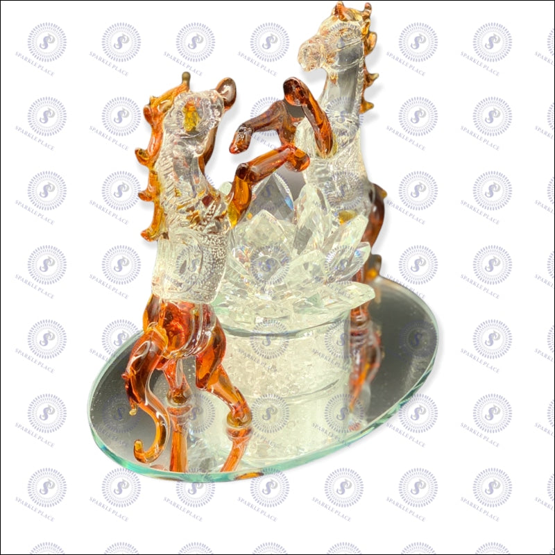 Horse Glass Crystal Decoration