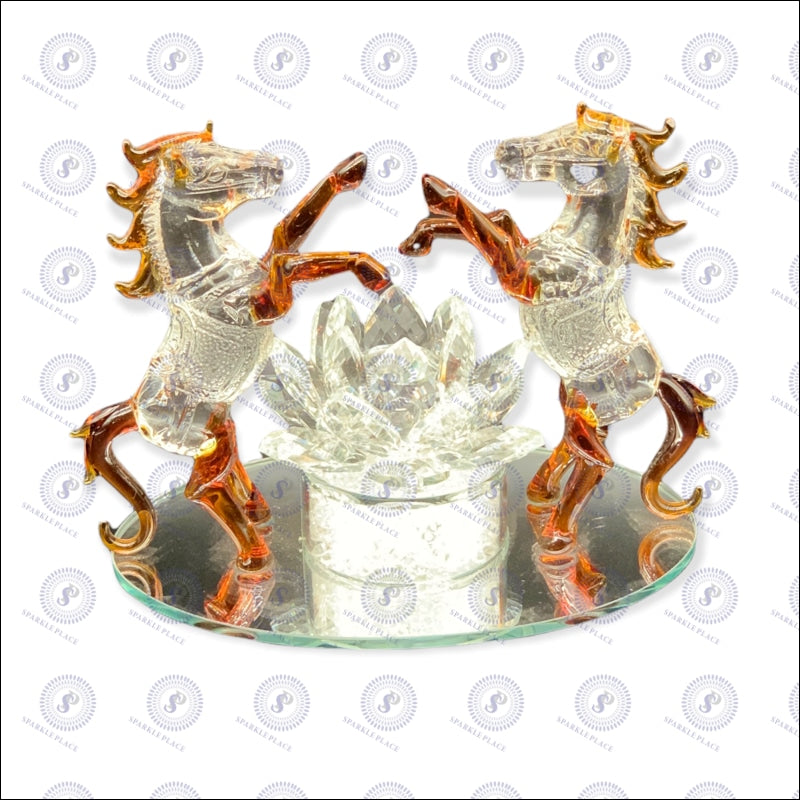 Horse Glass Crystal Decoration