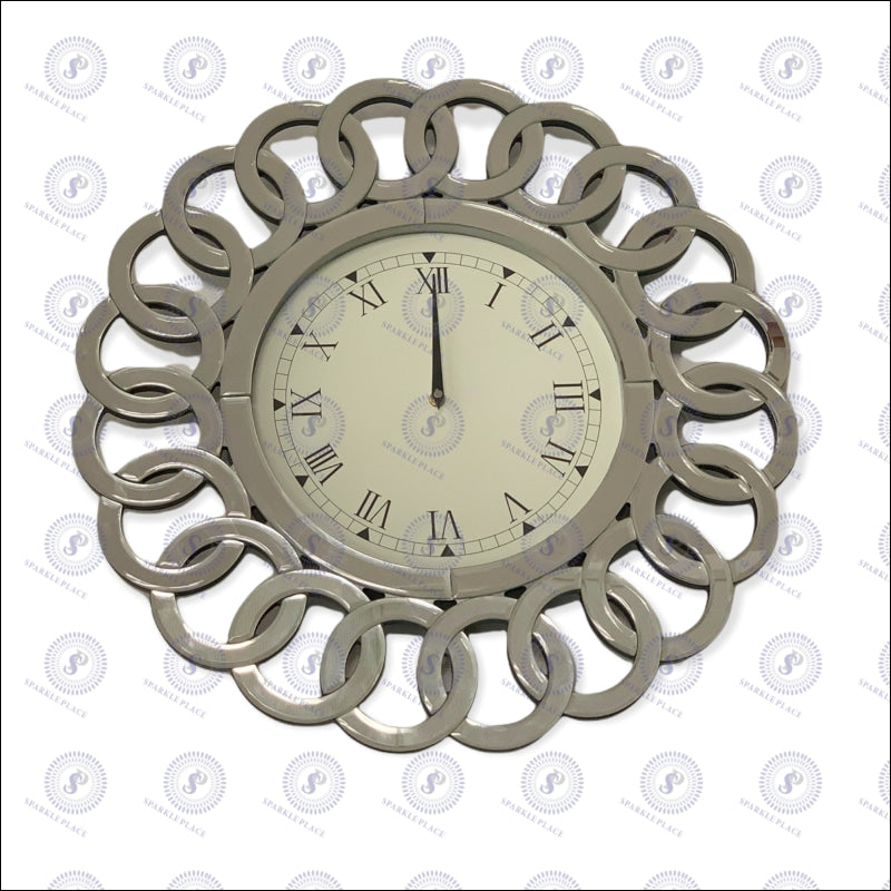 Mirrored Wall Clock